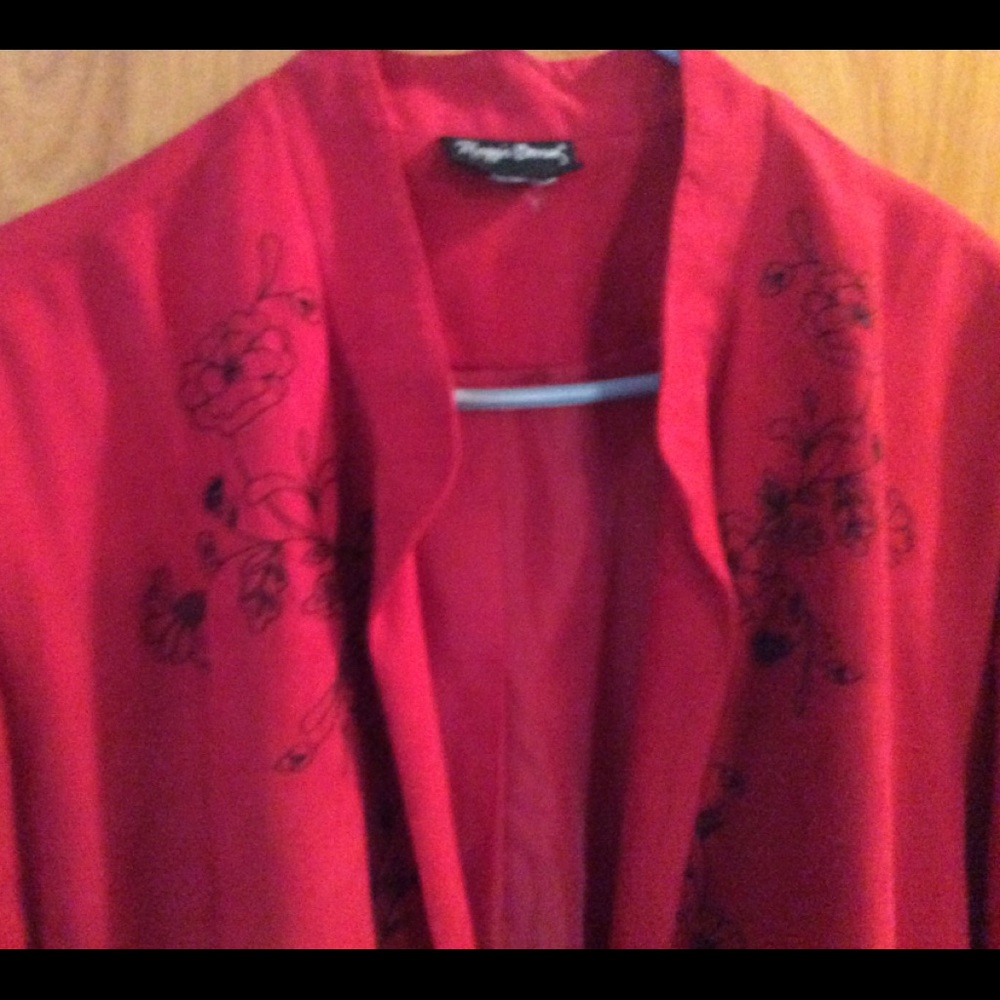 Light  weight satin lined coat 3X